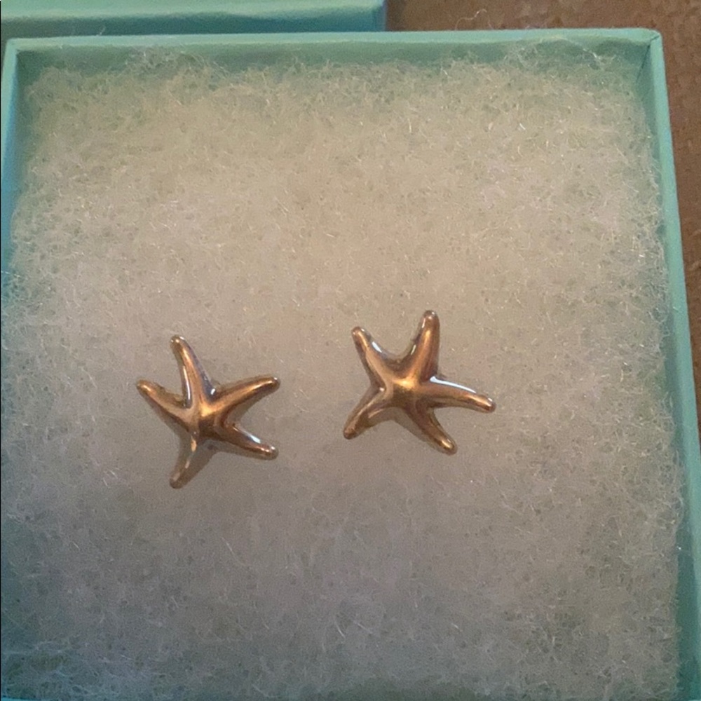 Tiffany and Co Elsa Peretti Starfish Earrings